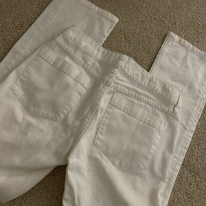 JCREW matchstick white jeans 27 Short